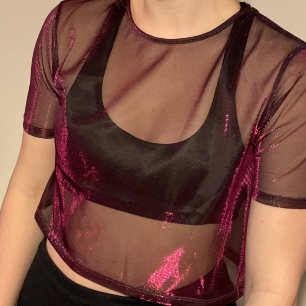 vintage sheer shirt